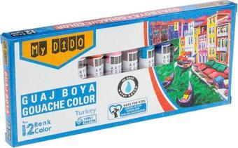 Guaj Boya 12 Renk Tüp MY54 4482 0938 4489