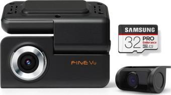 Finevu Gx30 Fullhd Hdr 2 Kameralı Wi-Fi+Gps+Adas Plus Entegre Araç Kamerası