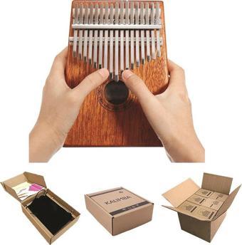 Köhner KLB-1722 17 Tuşlu Kalimba Seti (Maun)