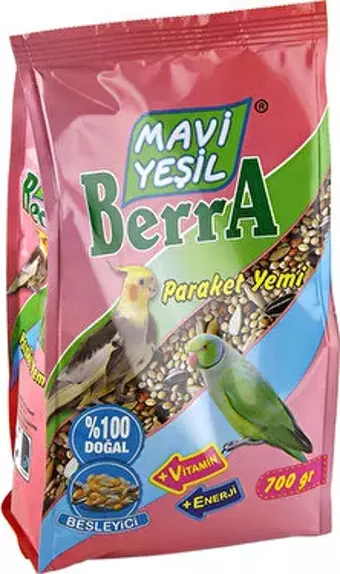 Mavi Yeşil Berra Paraket Yemi 700 Gr