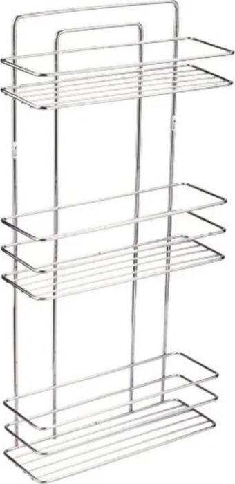 Decorev 5929 Şampuanlık Kristal Lamalı Üç Katlı Krom