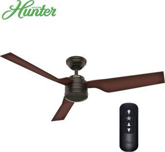 Hunter Fan Cabo Frio Çağdaş Bronz 132 Cm. Nemli Dış Mekan Tavan Vantilatörü