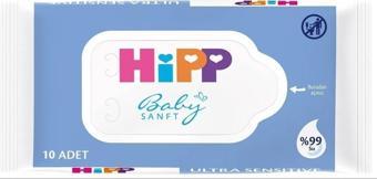 Hipp Babysanft Ultra Sensitive Yenıdogan Temızlık ve Bakım Mendılı |10 adet  |Islak Mendil 