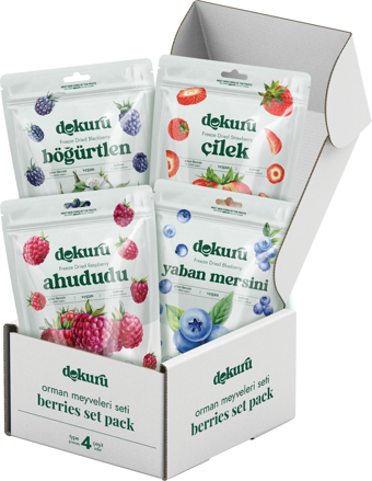 Dokuru Freeze Dried 4'lü Orman Meyveleri Seti
