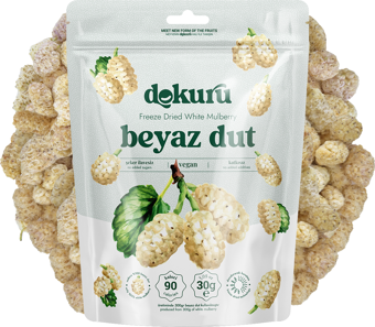 Dokuru Freeze Dried Beyaz Dut 30 gr