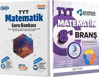 Çap TYT Matematik Soru Bankası ve Yarıçap Deneme Seti 2 Kitap - Yarı Çap Yayınları