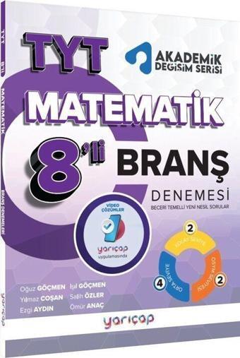 TYT Matematik 8 li Branş Denemesi YarıÇap Yayınları - Yarı Çap Yayınları
