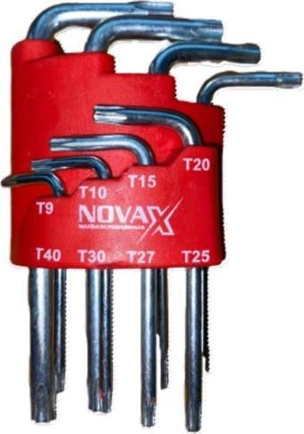 Novax Torx Alyan Anahtar Kısa 8li Set