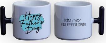 Dearens Babalar Günü Özel İsimli T Kupa Beyaz