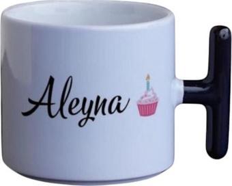 Dearens Happy Birthday İsimli Doğum Günü T Kupa Beyaz