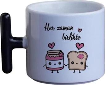 Dearens Her Zaman Birlikte Sevgili T Kupa Beyaz