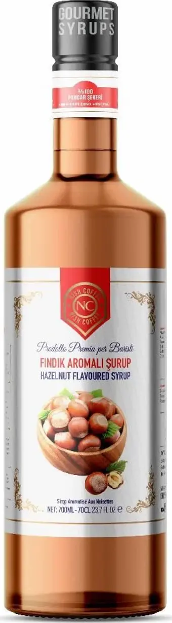 Nish Fındık Aromalı Şurup 700 ML - Pet Şişe