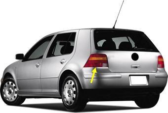 VW Golf 4 1998-2004 Arka Sol Stop Fren Lambası 1J6945095Q
