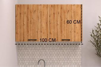 Fly Mobilya 100 Cm Felıx Mutfak Üst Modül
