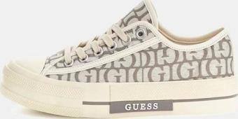 Guess Kadın Gri Carey  Logolu Sneaker