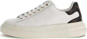 Guess Erkek 4G Logolu Elba Beyaz Sneaker