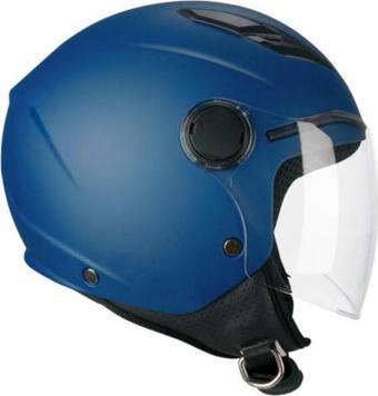 CGM 2MHA S-KAP ÇOCUK AÇIK MOTOSİKLET KASKI MAVİ / YM