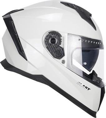 CGM 311A BLAST MONO KAPALI MOTOSİKLET KASKI Beyaz / M