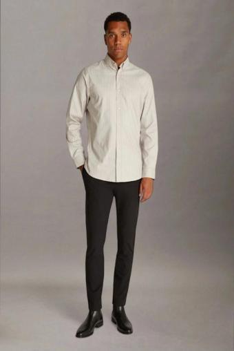 OXFORD STRETCH STRIPE SHIRT