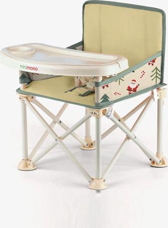 Minimono Plus 0-4 Yaş Portatif Katlanır Yükseltici Mama Sandalyesi Bebek Çocuk Kamp Sandalyesi
