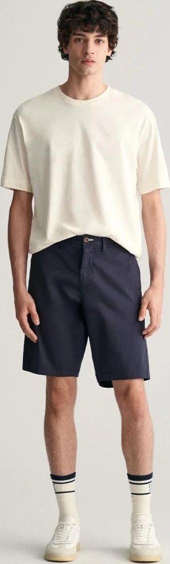 GANT Erkek Lacivert Relaxed Fit Şort