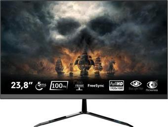 Thull TH-238F-100 23,8" 100Hz 5ms Fhd IPS Freesync Hdmı (Blue Light Filter + Flicker-Free) Monitör