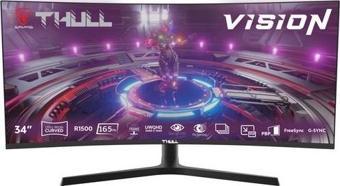 Thull Vision TG-UWQHD34C 34" 1ms 165Hz Uwqhd (Hdmı+2xdp) Va Frameless Qhd Curved Gaming Monitör