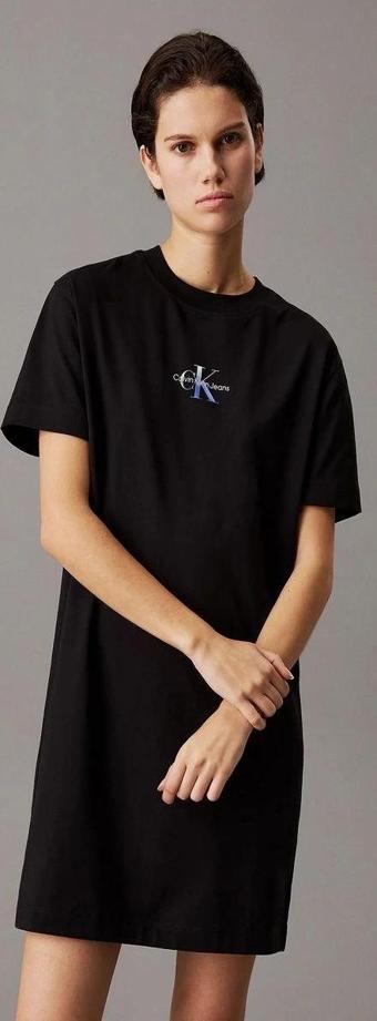 GRADIENT MONOLOGO TEE DRESS