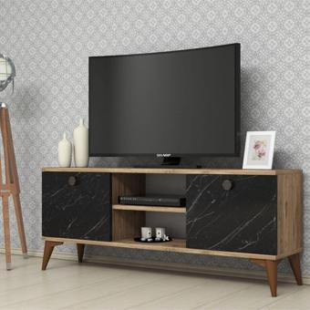 Ferniso Mobilya 120 cm Tv Ünitesi Çam-Mermer Desen