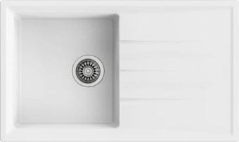 Evier Granit Evye Luna L Series White - Beyaz (86X50)