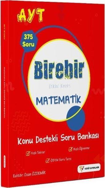 YKS AYT Birebir Etkisi Kesin Matematik Konu Destekli Soru Bankası - Veri Yayınları