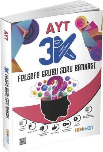 AYT Felsefe 3K Soru Bankası - Katyon Yayınları