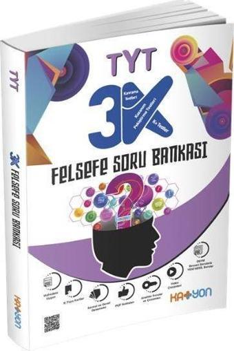 TYT 3K Felsefe Soru Bankası - Katyon Yayınları