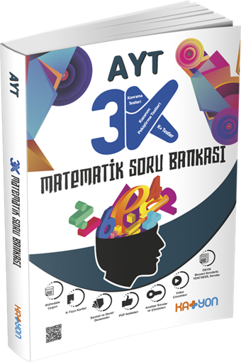 AYT 3K Matematik Soru Bankası - Katyon Yayınları