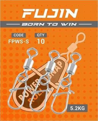 Fujin Power Roll Snap #S 5.2kg 10 Adet Çekerli Klips