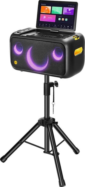 Ikarao Partybox Hoparlör Standlı Break X1 800W Karaoke Bluetooth Hoparlör Seti