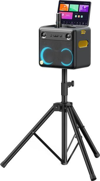 Ikarao Partybox Hoparlör Standlı Break X2 600W Karaoke Bluetooth Hoparlör Seti