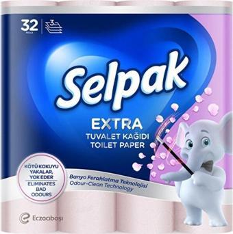 Selpak 32'li Tuvalet Kağıdı Extra Banyo Ferahlığı