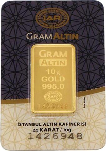 10 Gram Külçe Altın  24 Ayar