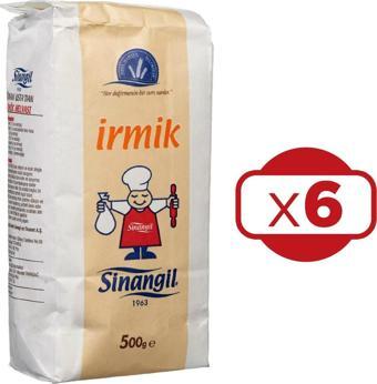 Sinangil İrmik 500 gr x 6 Adet 