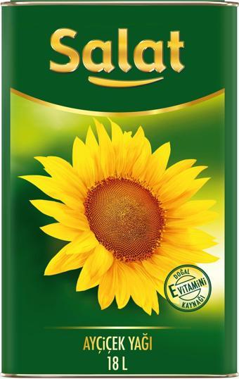 Salat Ayçiçek Yağı 18 Lt Teneke