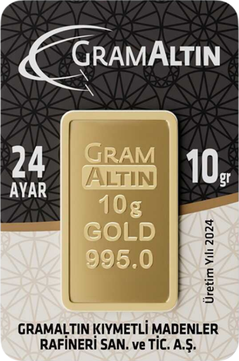 10 gr 24 Ayar 995 Milyem İAR Gram Altın