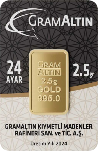 2.5 gr 24 Ayar 995 Milyem İAR Gram Altın