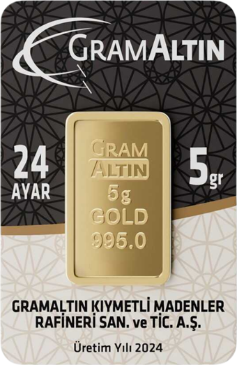 5 gr 24 Ayar 995 Milyem İAR Gram Altın