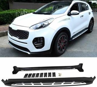 Kia sportage yan basamak koruma kareli desenli 2016-2022 arası modellere uyumlu