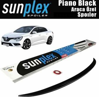 Renault Megane 4 Spoiler Piano Black 2016-2023 arası modellere uyumlu Sunplex