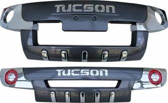Hyundai tucson ön arka tampon koruma difüzör oem 2004 - 2009