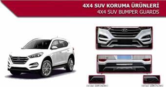 Hyundai tucson ön arka tampon koruması difüzör 2015-2018