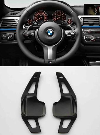 Bmw F33 M Direksiyon F1 Vites Kulakçık 2014-2018 arası Siyah