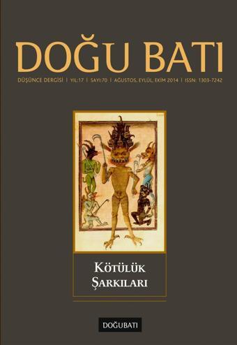 Doğu Batı Sayı 70: Kötülük Şarkıları - Doğu Batı Dergileri